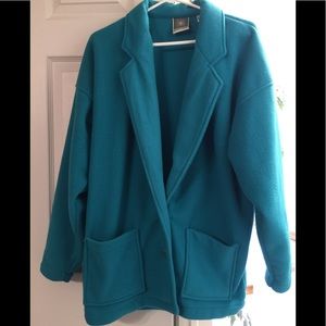 Vintage Turquoise Jacket, Large, Excellent Used Condition
